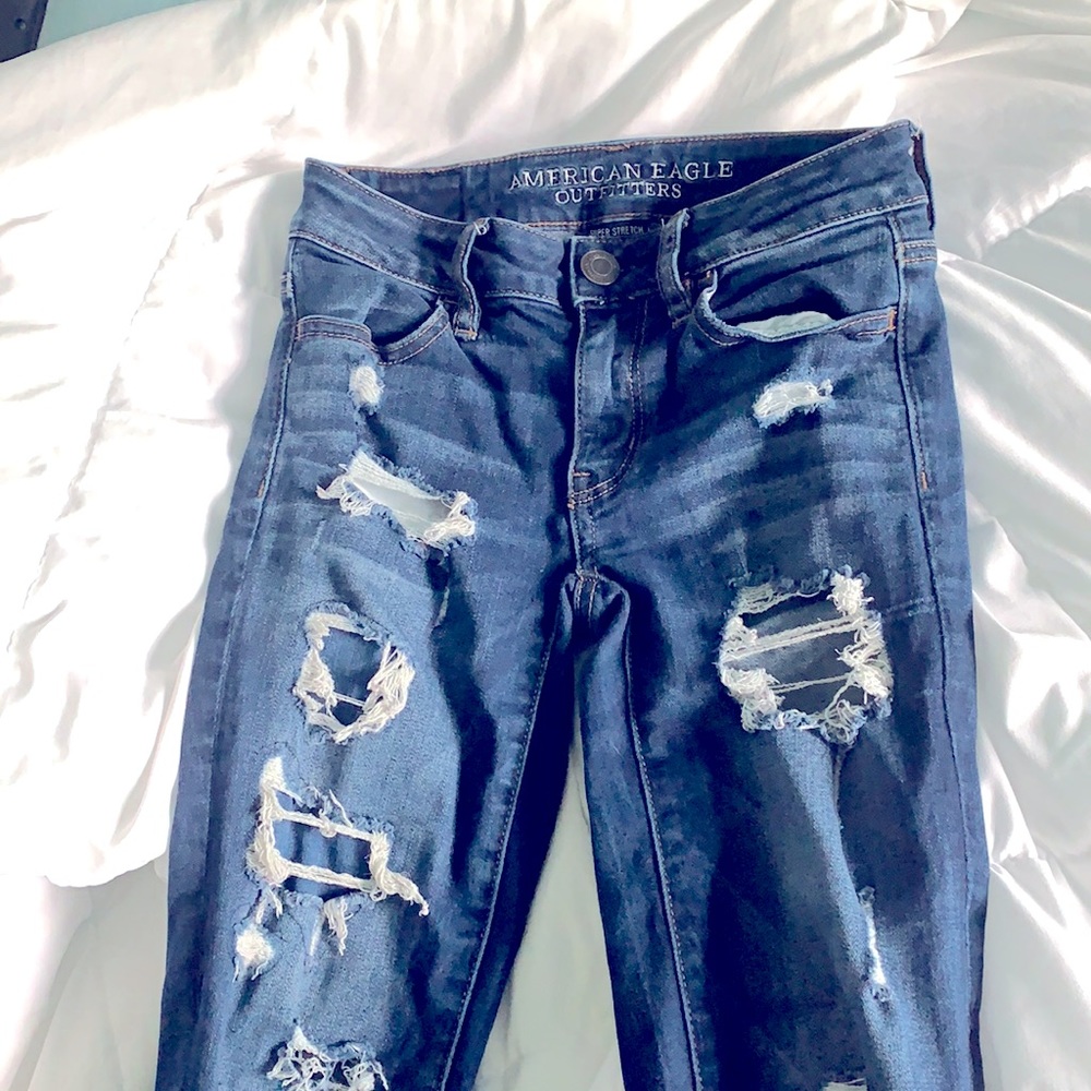 American Eagle super stretch jeans